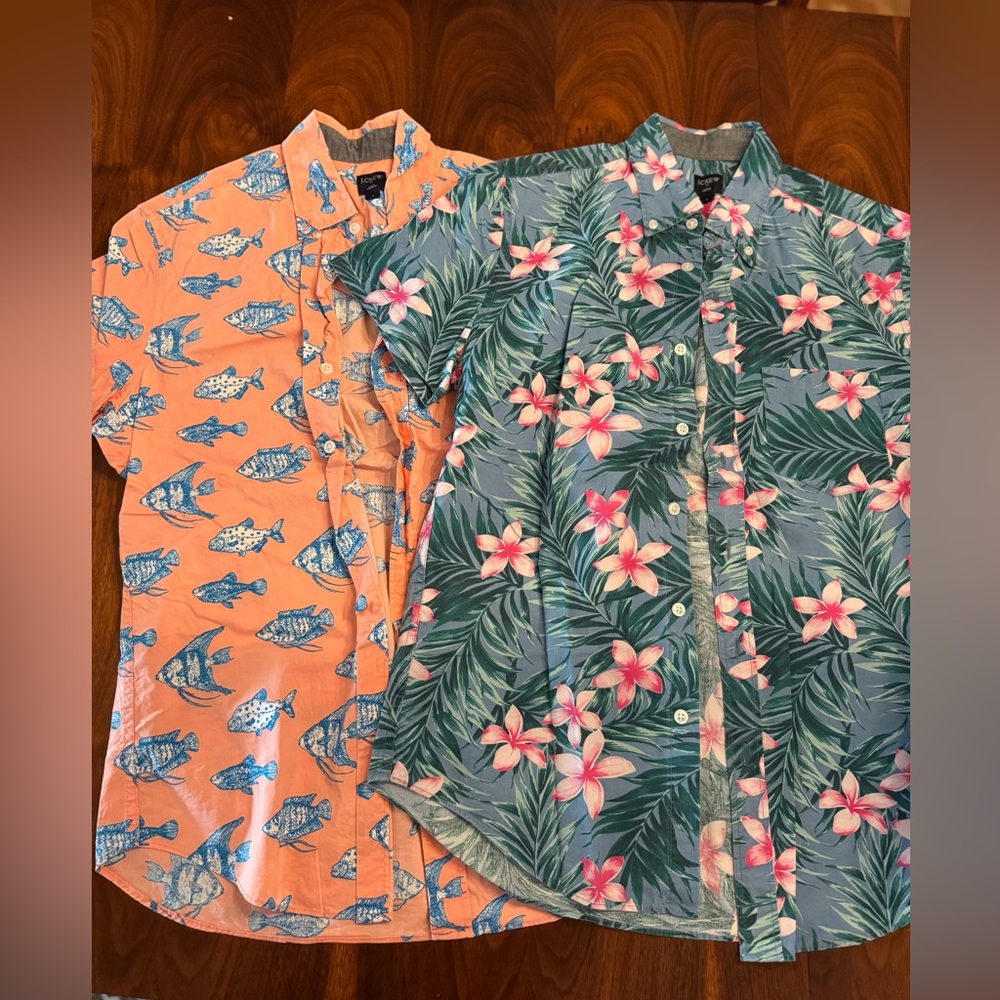Jcrew Small topical shirts